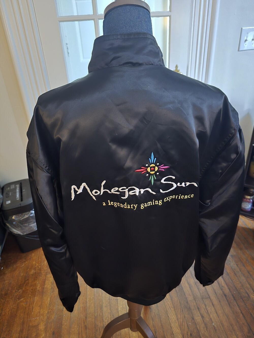 Vintage Mohegan Sun Reversible Bomber Jacket